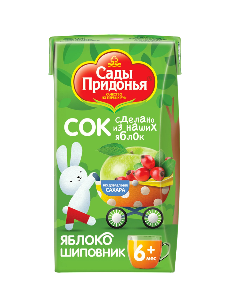 СОК САДЫ ПРИДОНЬЯ 125МЛ ЯБЛОКО/ШИПОВНИК
